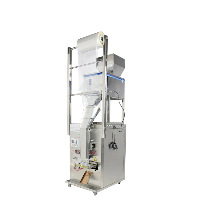 10-999G Multi-Function Automatic Vibration Weigh and Filling Powder and Granule Grain Salt Sugar Rice Sachet Packing Machine