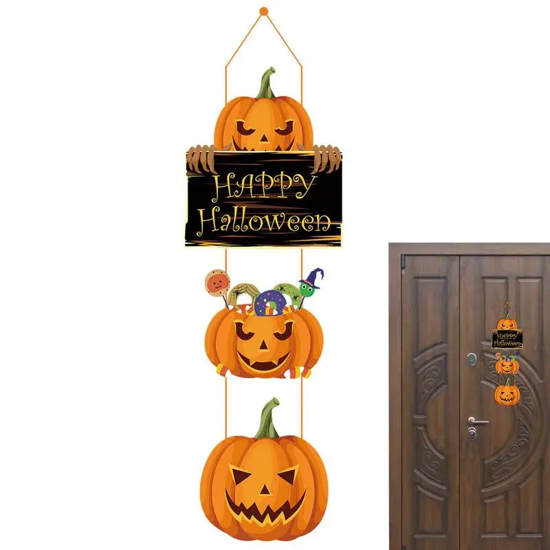 Appendiabiti Per Porta Di Halloween Targhe Da Parete Per Zucca Di Halloween Targhe Da Parete Riutilizzabili Per Halloween Targhe Da Parete Per Bar Cen