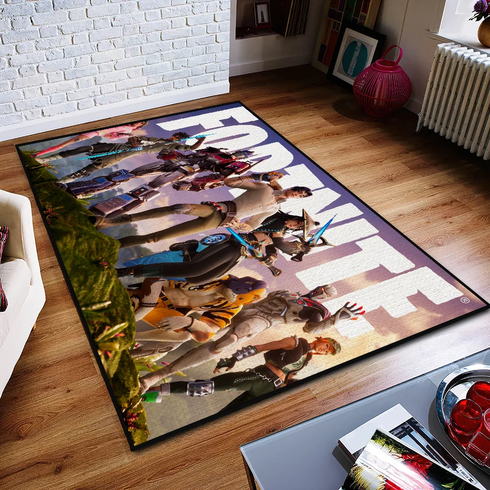 Game F-Fortnite-ES Cool Door Mat Entrance Non-slip Washable Kitchen Carpet Living Room Hallway Rug Bathroom Decoration 4