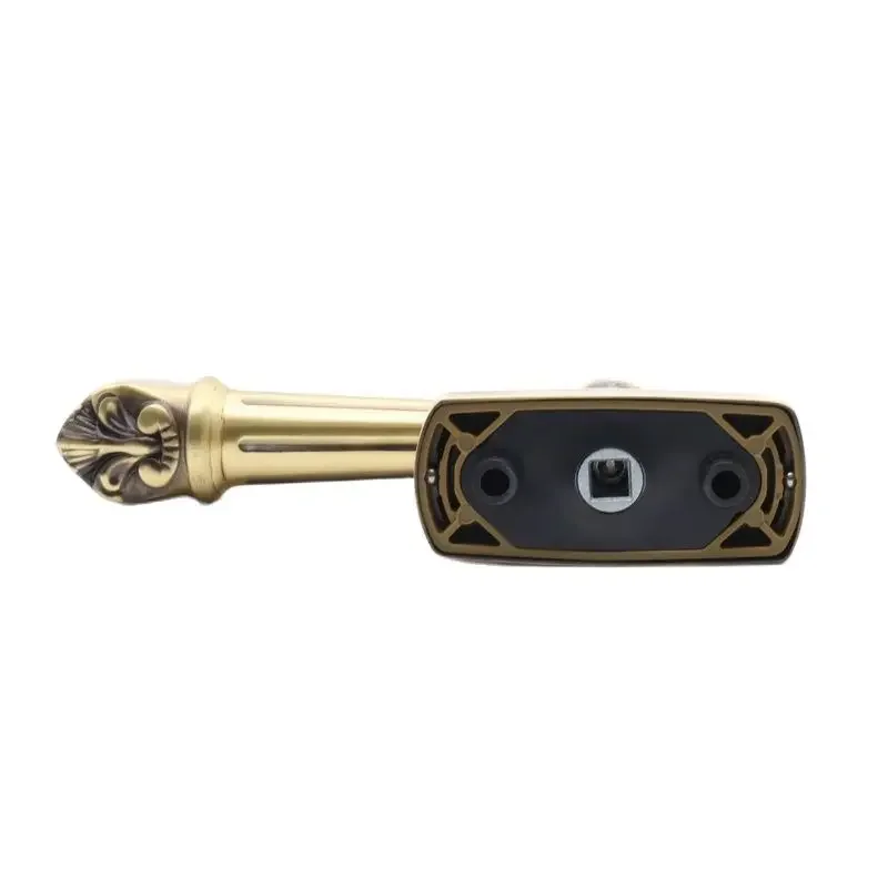 Pure Copper Handle Door Window Hardware Forged Brass Electroplating Process Bedroom Kitchen Interior Broken Bridge Aluminum