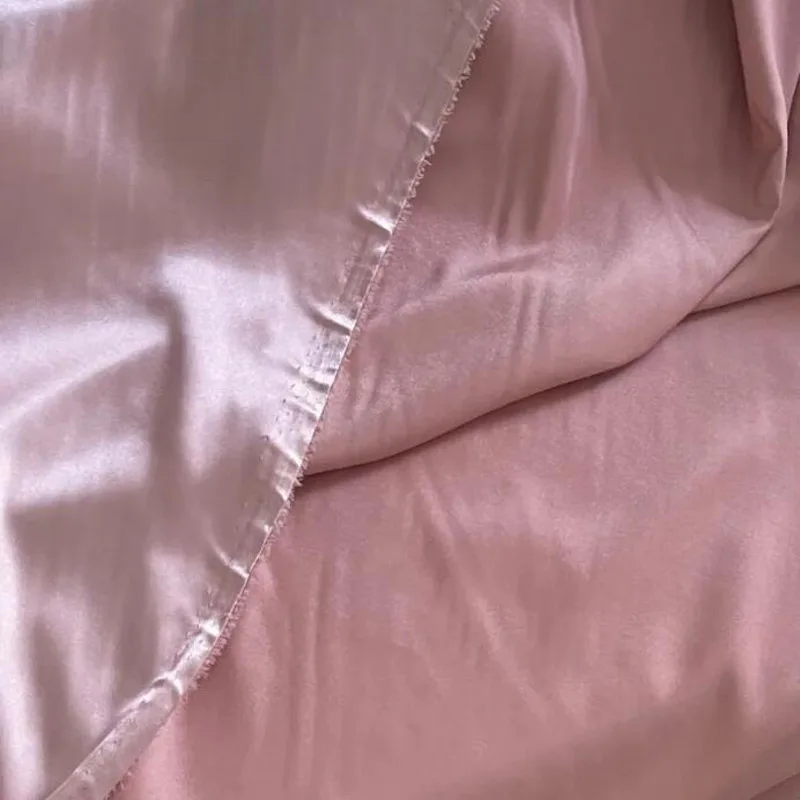 야드별 실키 새틴 원단, DIY 바느질 공예 재료, 웨딩 원피스 원단, 파티 장식 단색 천