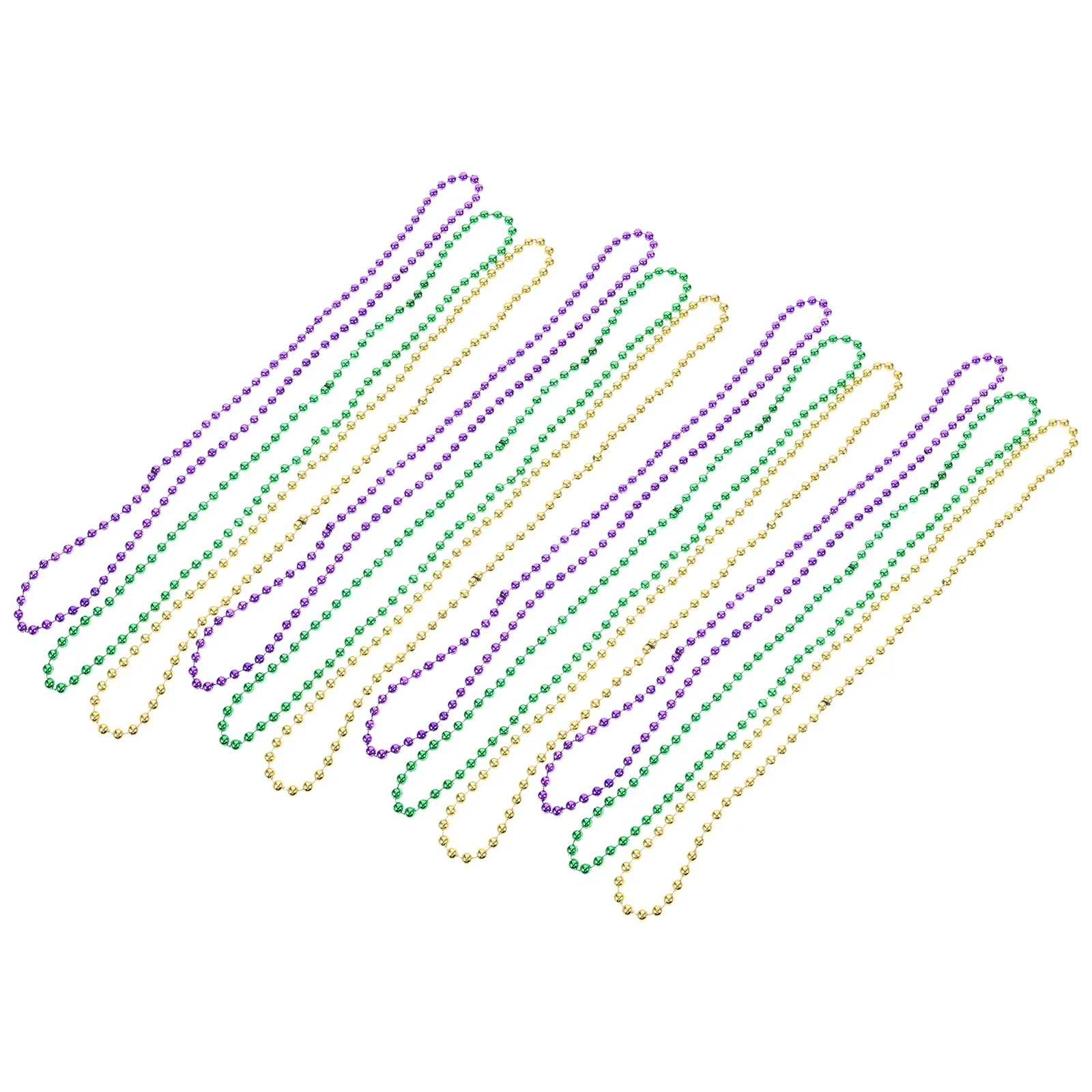 

12 Pcs Bead Chain Gifts for Children's Birthday Guests Purple Beads Bracelets Mexican Beaded Design Neck Make up
