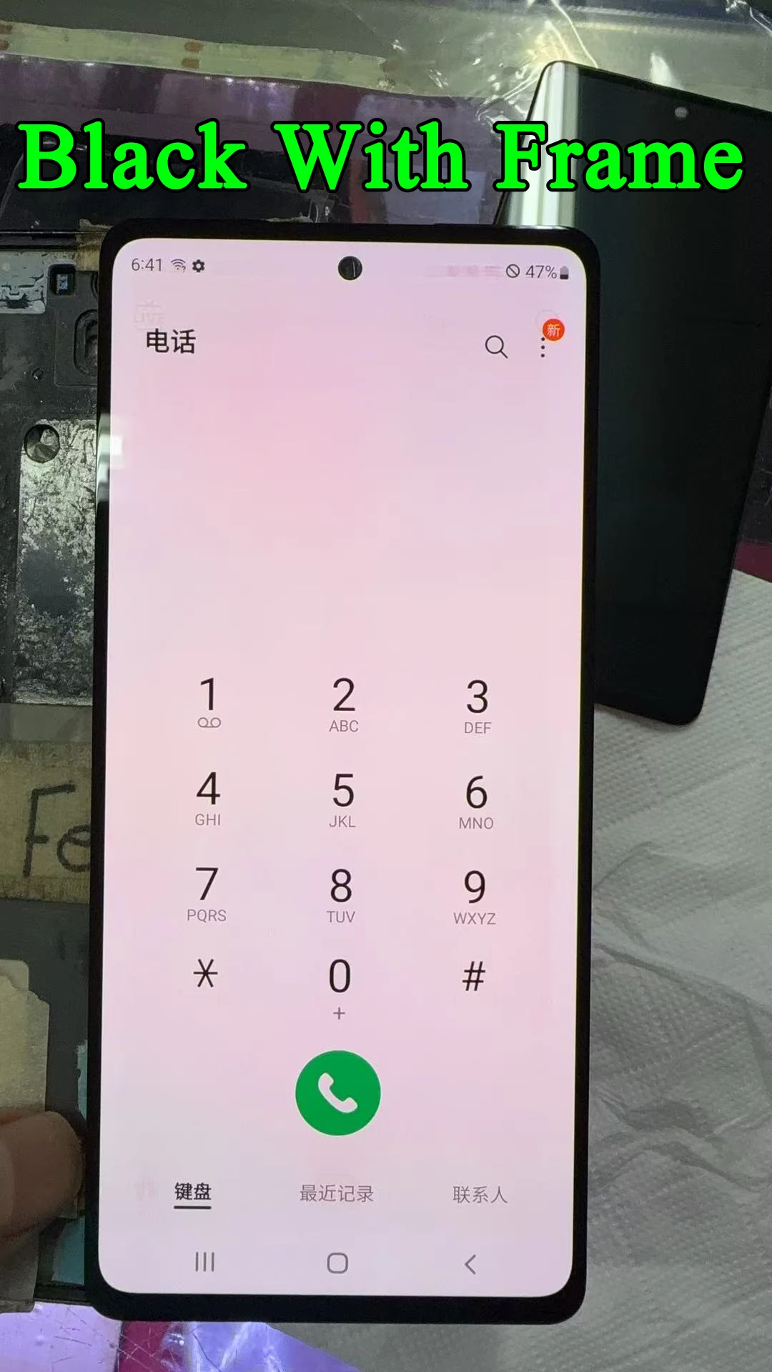 AMOLED Display with Burn Defect - LCD Touch Screen Digitizer Replacement