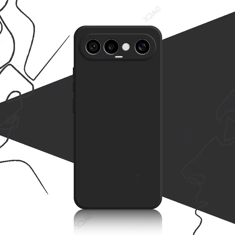 Luxury Dual Liner Protective Shockproof Phone Case - Square Liquid Silicone Cover