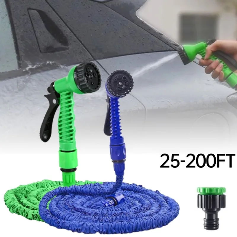 High-Pressure Expandable Magic Hose Cleaning Water Gun Garden Hose Car Wash Pipe