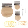 Mini Darning Loom Machine DIY Apparel Sewing Small Loom Small Mender Loom for Darning Machine with Instructions Accessories 3