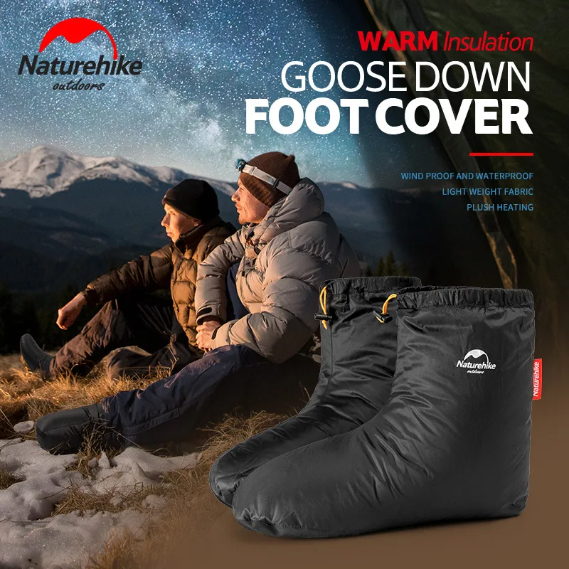 Down Foot Cover Naturehike 90% White Goose 700FP Unisex Winter Warm Waterproof Windproof for Camping Indoor