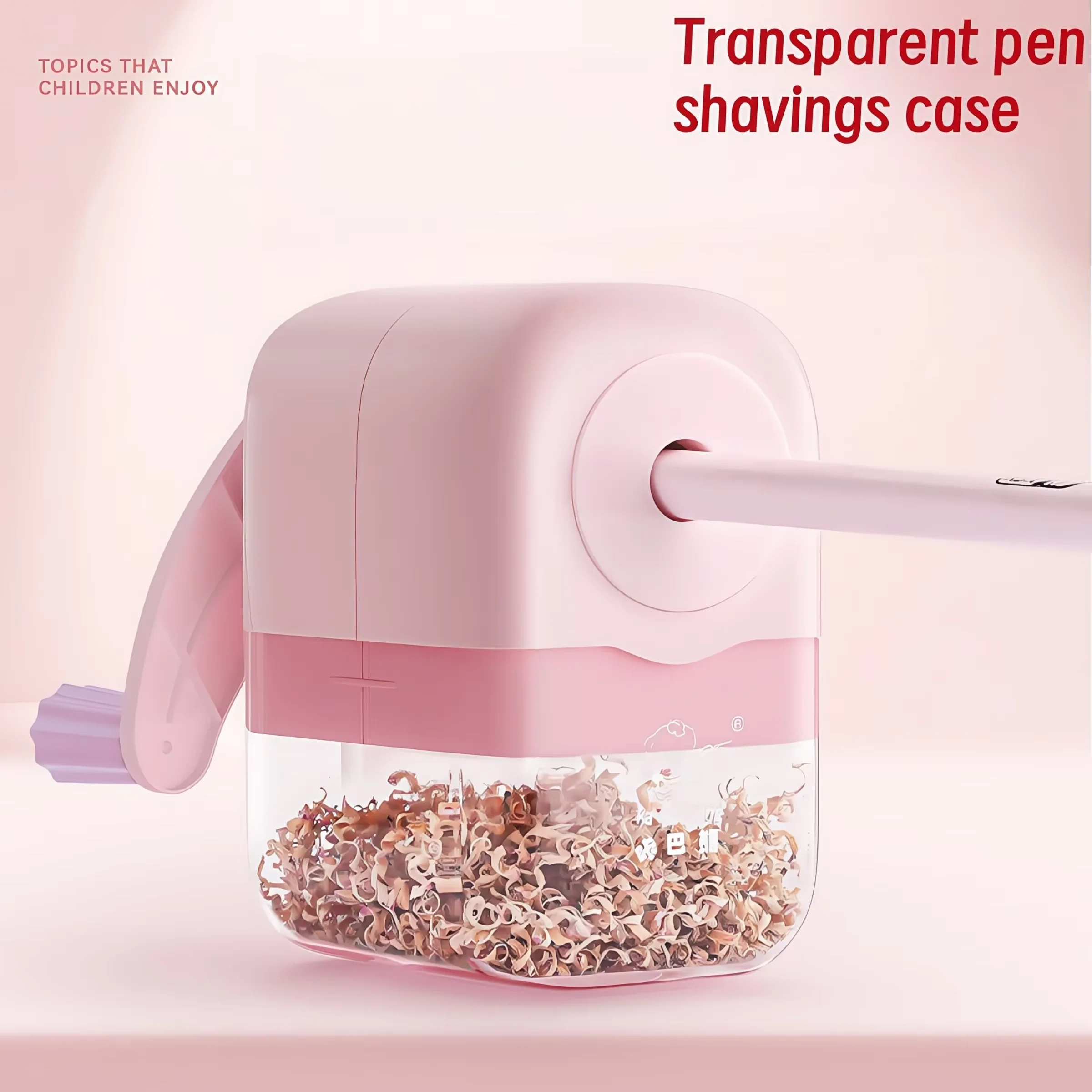 Simpatico temperamatite manuale portatile 6-8mm Temperamatite automatico multifunzione Forniture di cancelleria per studenti scolastici - immagine 4