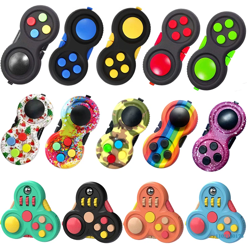 Fidget Spinner Stressverlichting Angst Speelgoed Fidget Pad Fidget Controller Stressverminderaar voor Tieners Volwassenen Vingertop Speelgoed Антистресс_voghion.com