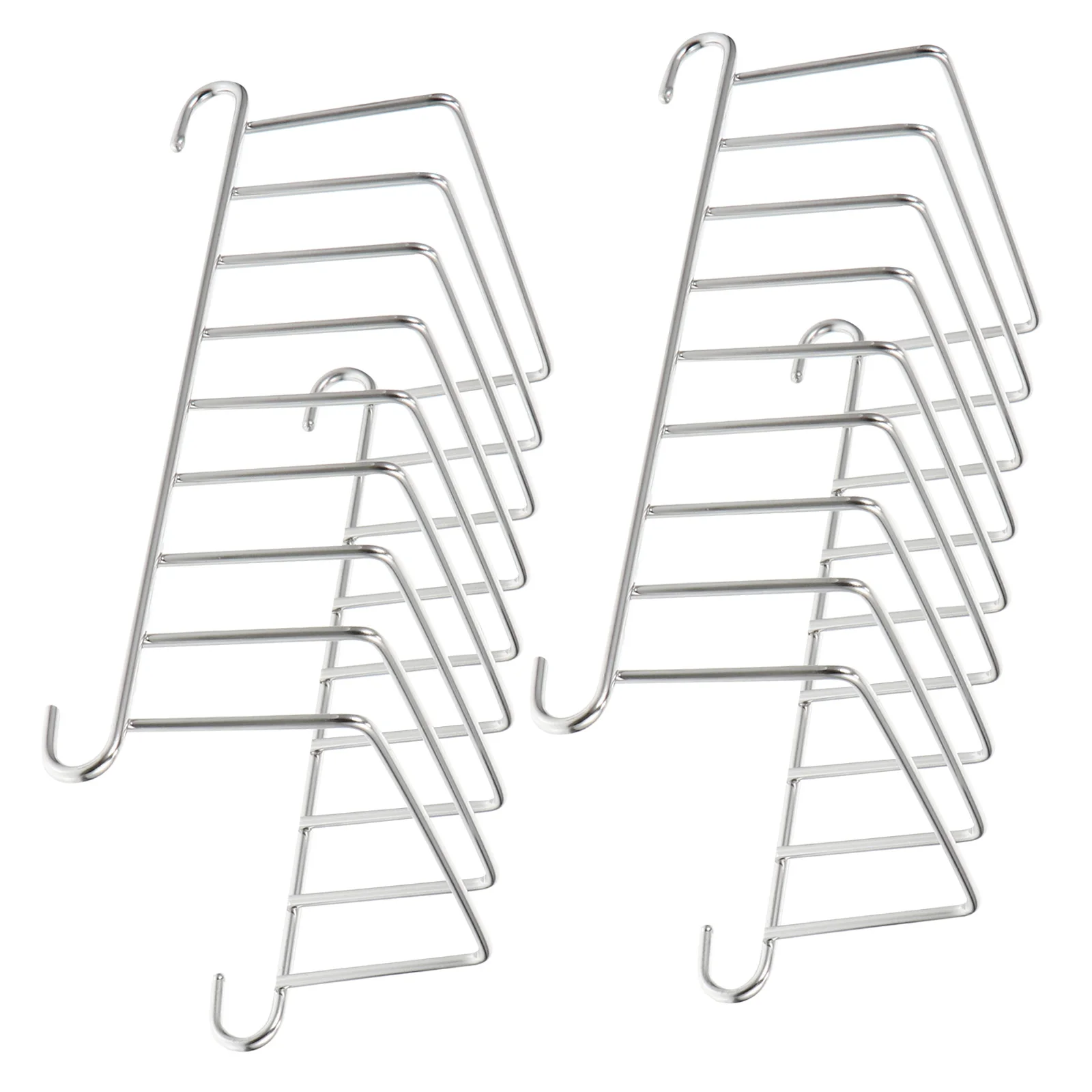 

2pcs Bread Rack Holders 8 Slots Stainless Steel Breakfast Racks Air Fryer Accessories 5X8 5cm