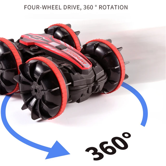 2022 High-tech Remote Control Car 2.4G Amphibious Stunt RC Car Double-sided Tumbling Driving Children's Electric Toys for Boy 4