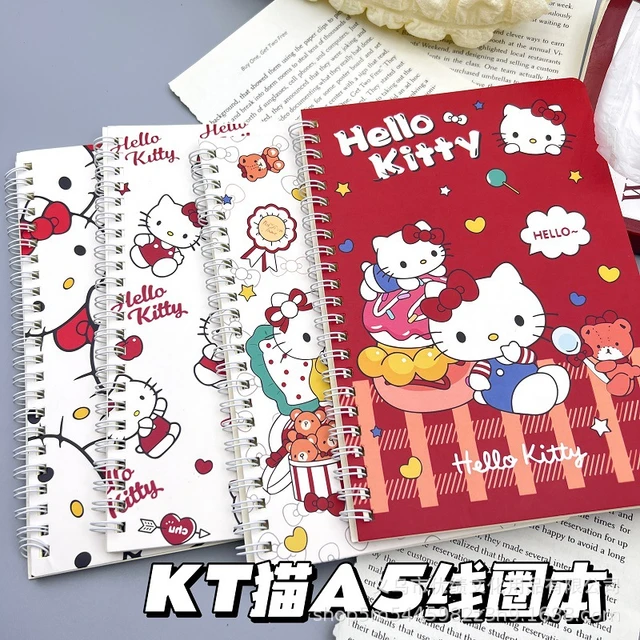 4/12pcs Cartoon Cute Sanrio Notebook A5 Coil Book Lovely Notepad Cartoon  Horizontal Notebook Wholesale Student Office Supplies - AliExpress