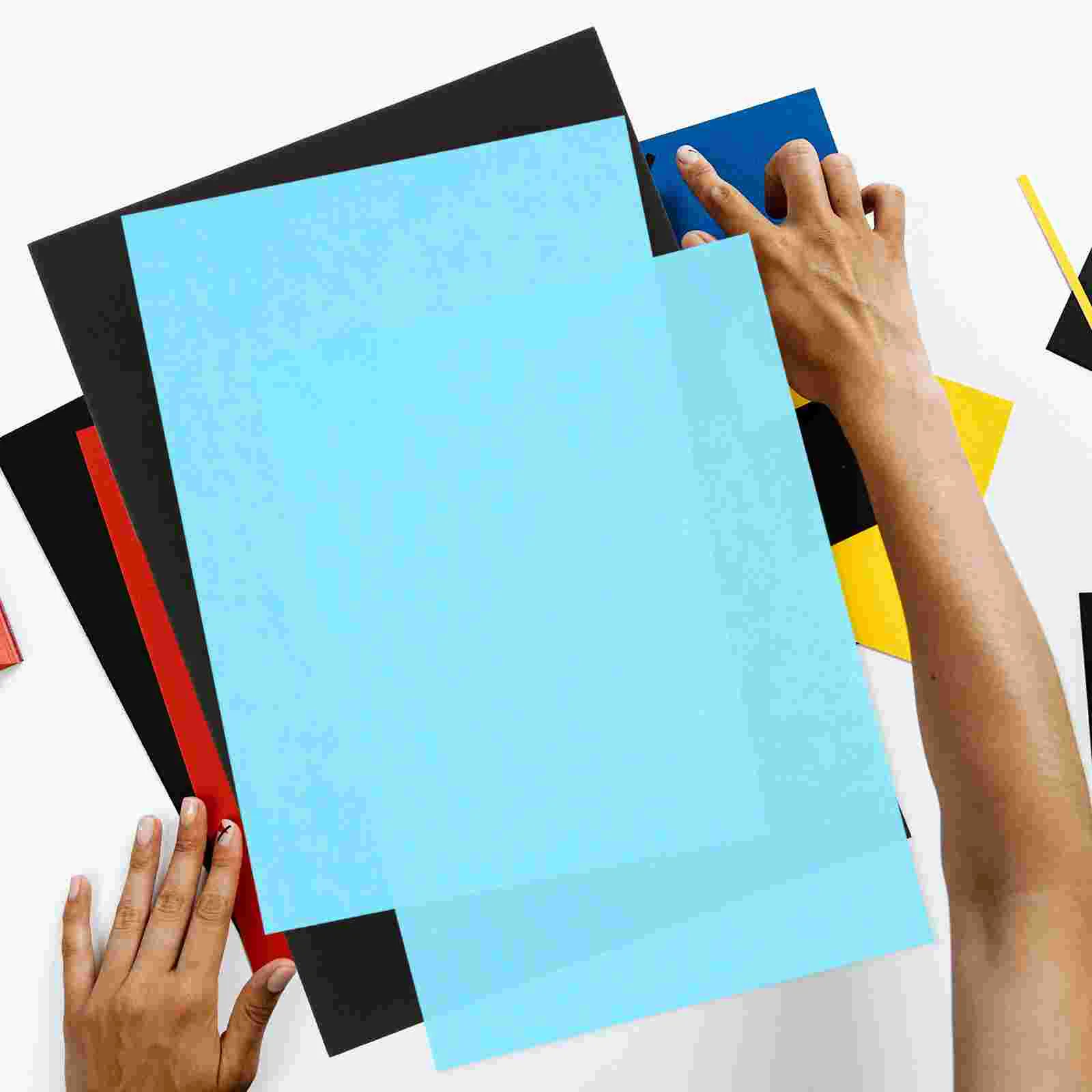 

100 Sheets Printer Drawing Paper Thick for Crafts Color Cardboard Multi-function