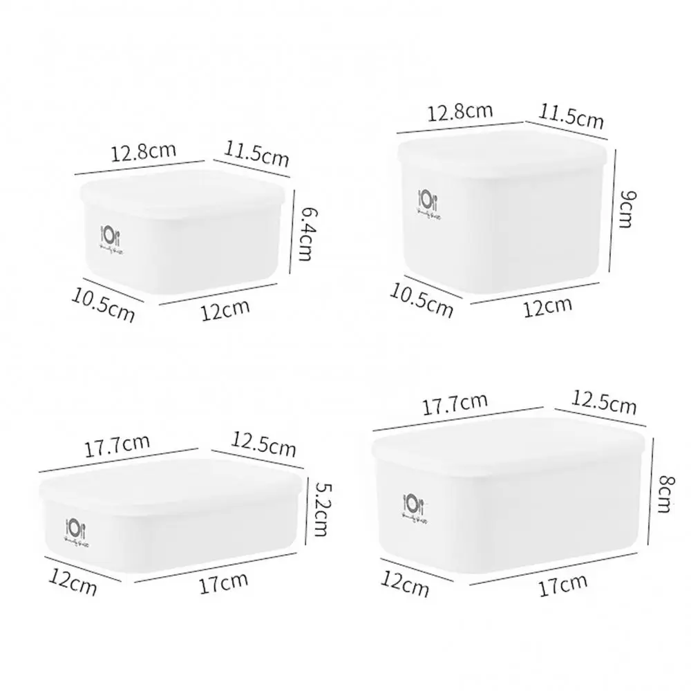 700/900/1000/1400ml Plastic Lunch Box Microwave Oven Safe Bento Food Container Stackable Picnic Fruit Food Storage Kitchen Tools 6