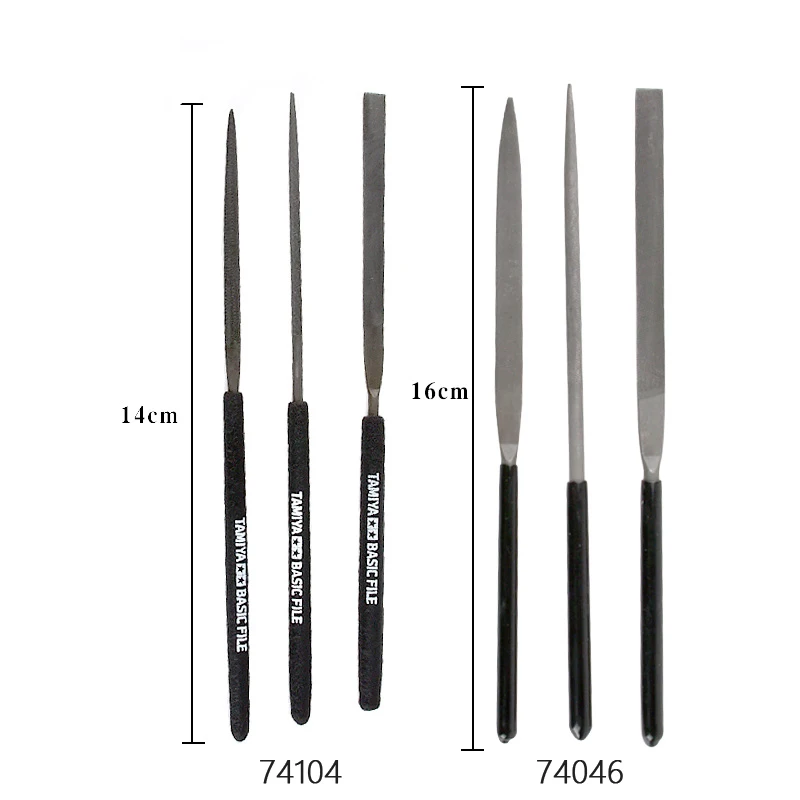 TAMIYA 74046/74104 Basic File Set Medium/smooth Double-cut