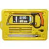 Wood Bow Saw Blades Bowsaw Hacksaw Portable Adjustable Multi-Function Woodworking Hand Hacksaw Detachable Sawing Plastic Rubber 2