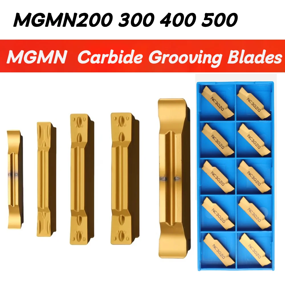MGMN Hartmetall-Nutklingen, Stahl-CNC-Fräser, MGMN200 G, MGMN300, MGMN400, MGMN500, Wendeschneidplatten aus Hartlegierung