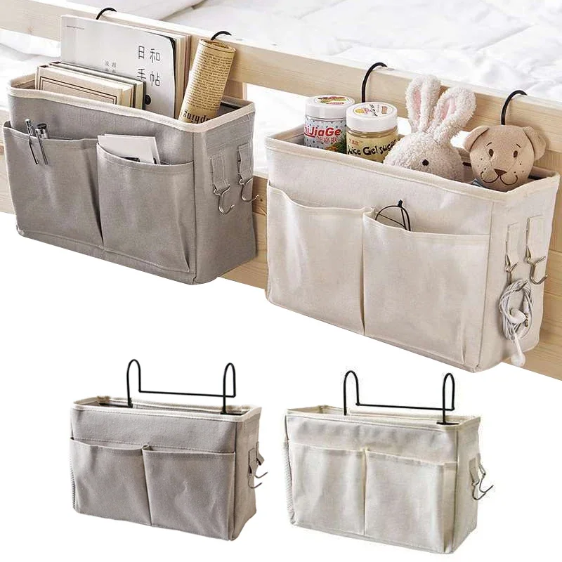 

Portable Baby Care Essentials Hanging Organizers Crib Storage Cradle Baby Crib Organizer Diaper Bag Linen Baby Bed Accessories