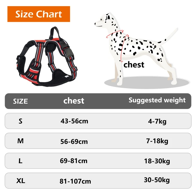 Dog Harness with Handle for Large & Medium Dogs, Breathable Padding Safety Pet Vest Outdoor dog walking harness 6