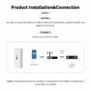 ZigBee Temperature Humidity Sensor Indoor Detector APP Real-time Monitoring Notification Alert Compatible Alexa Google Assistant 4