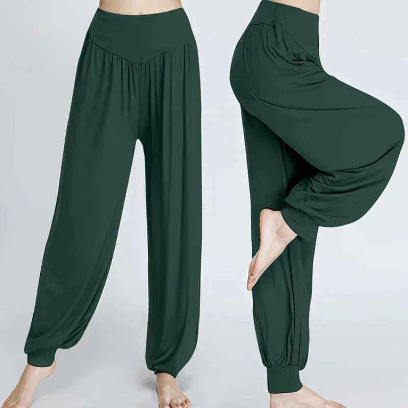 1PCS Women Elastic Loose Casual Cotton Soft Yoga Sports Dance Pants Leggings Sport Women Fitness Leggings