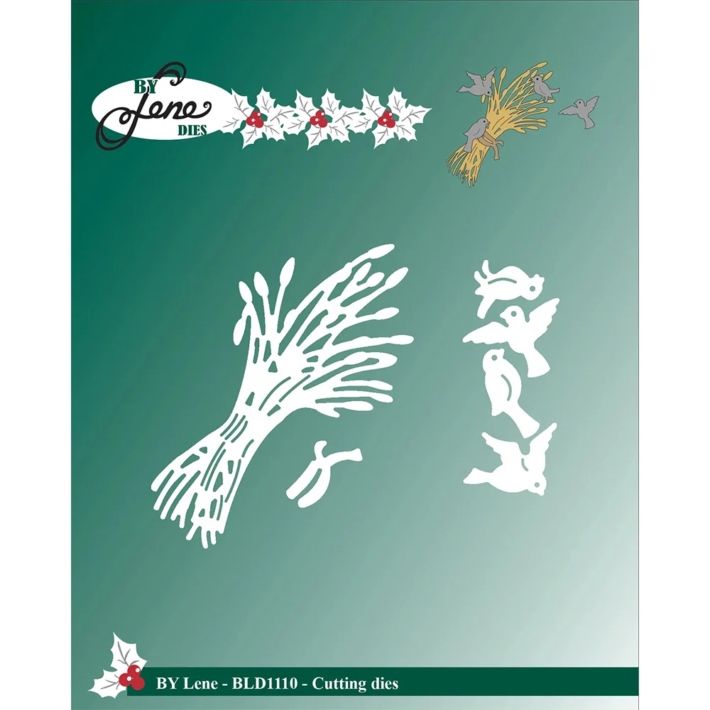Festive Mailbox Metal Cutting Dies for DIY Holiday Scrapbooking and Decorative Paper Crafting