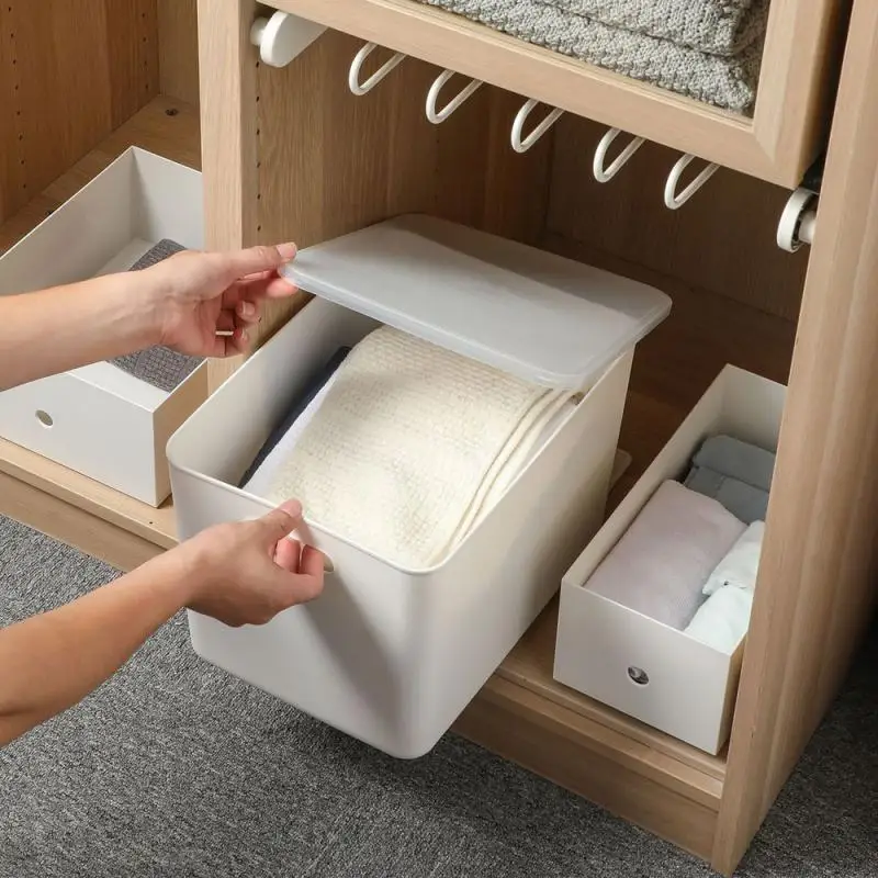 Pullout Organizers For Kitchen Bedroom Kitchen Tools Drawer Basket Pull Rail Storage Rack Track Retractable Durable White Slides 3