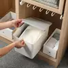 Pullout Organizers For Kitchen Bedroom Kitchen Tools Drawer Basket Pull Rail Storage Rack Track Retractable Durable White Slides 3