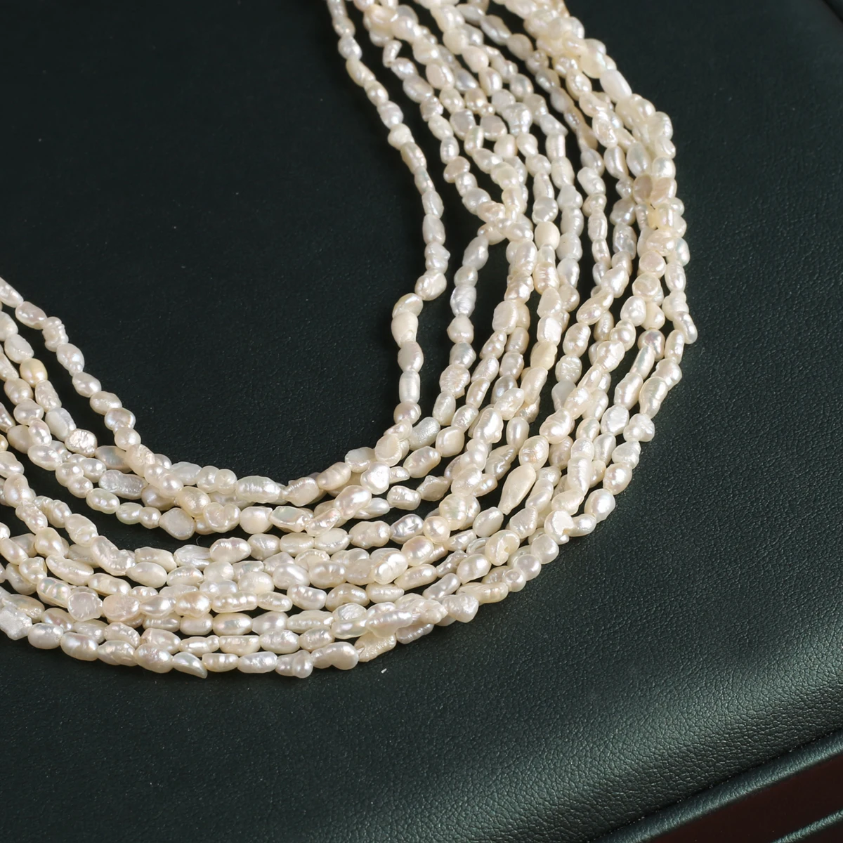 Natural Pearl Two-Sided Light Beads Exquisite Shape Elegant Appearance for DIY Jewelry Making Handmade Bracelet Necklace