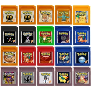 Cartuccia Di Gioco Gbc Pokemon Series Scheda Console Per Videogiochi A 16 Bit Nero Bianco Genesis Oro Argento 97 Bronzo 2 Per Gbc Gba