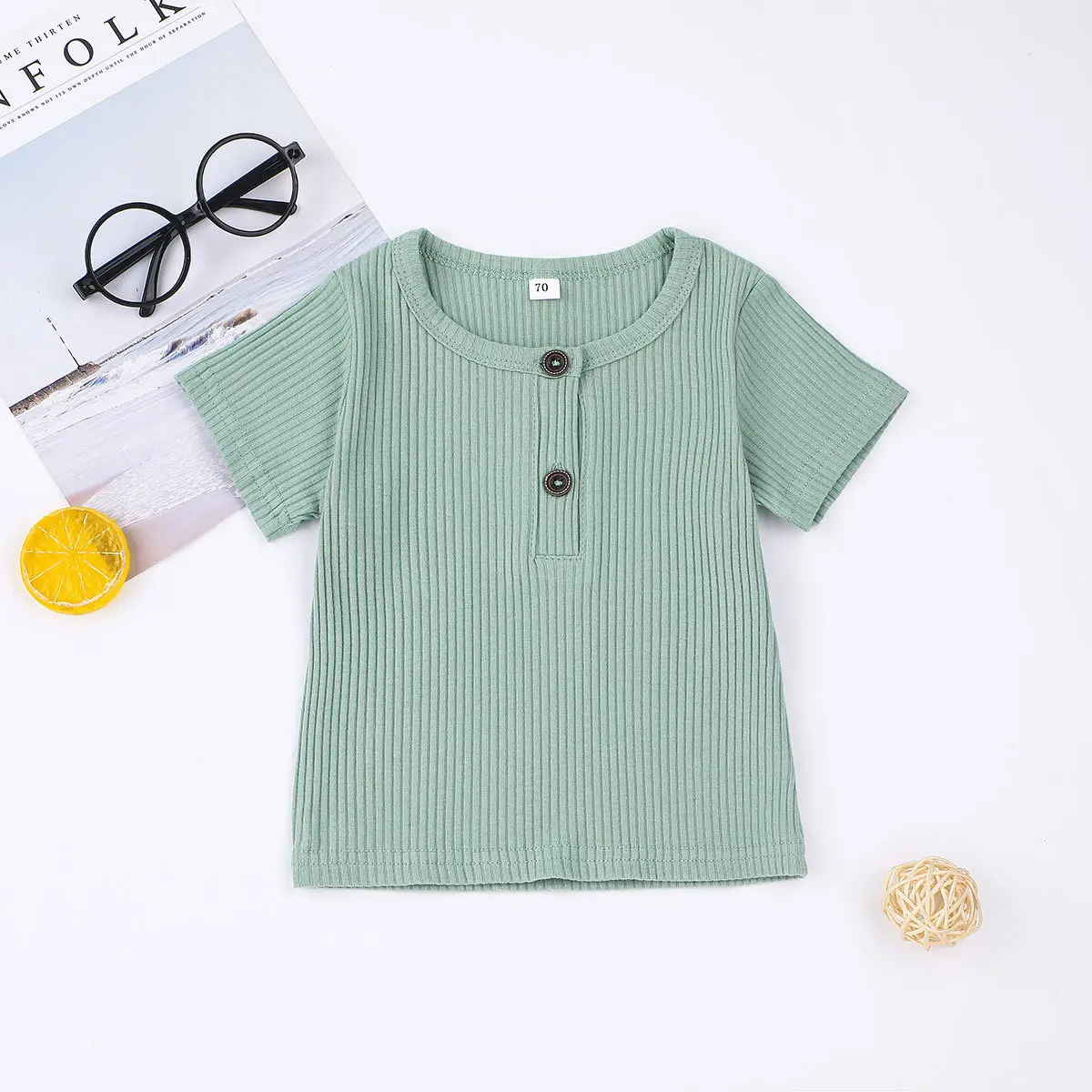 Baby Boy Summer Clothes Set Short Sleeve T-shirt+Shorts 2022 Newborn Girl Outfits Kids Toddler Pajamas Knitted Infant Tracksuits vintage Baby Clothing Set