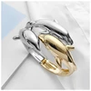 KAYMEN Luxury Dolphins Cuff Bracelet Animal Bangle for Women Fashion Statement Alloy Bangle Jewelry Accessory 6