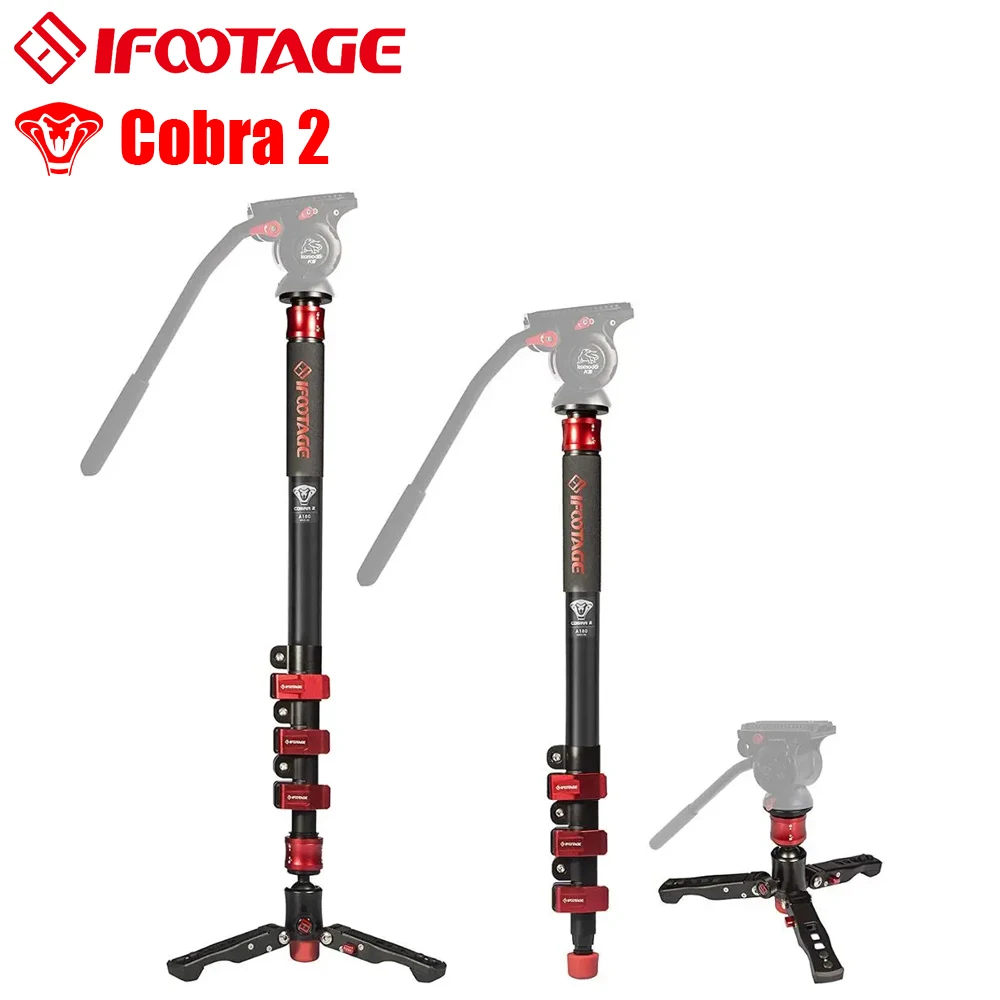 IFOOTAGEVideoMonopodProfessional71AluminumTelescopicMonopods