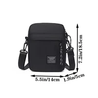 Men's Bag, Available in Single Shoulder or Cross-Body Design, Suitable for Daily Use during School Made of Nylon Material - Image 6