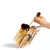 Clear Cosmetic Brush Storage Box, Makeup Brush Holder with Lid, Large-Capacity Design for Organize the Vanity Desk 1