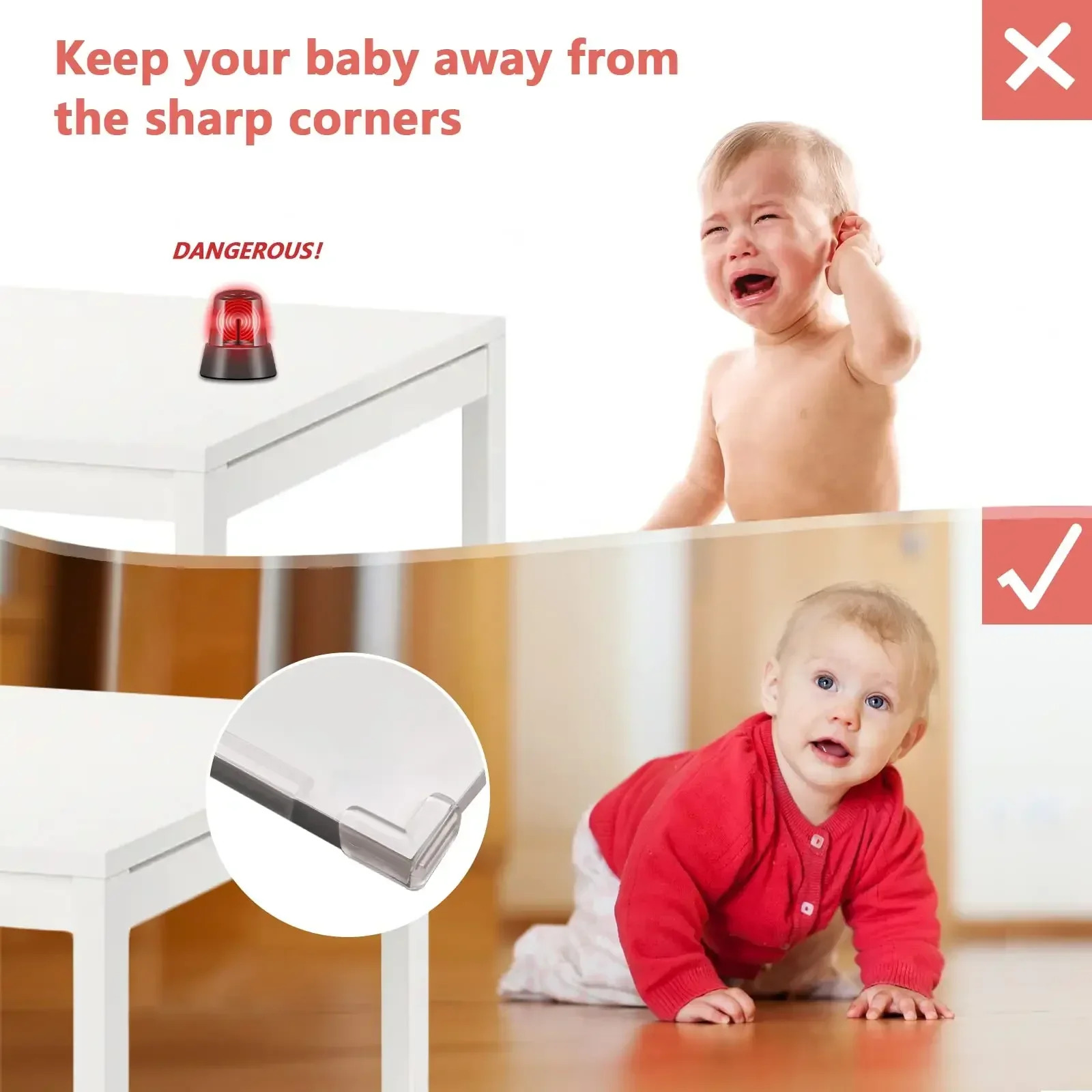 1/2M Table Edge Guard Silicone Baby Protection Strip Tape Self Adhesive Collision Proof Kids Safety Furniture Corner Protectors silicone furniture pads