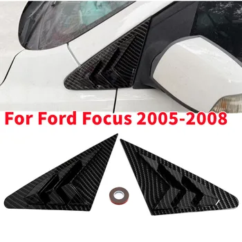 2 Pezzi per Ford Focus 2005 2006 2007 2008 Copertura Finestrino Anteriore Laterale Griglia di Ventilazione Trim Scoop Accessori in ABS