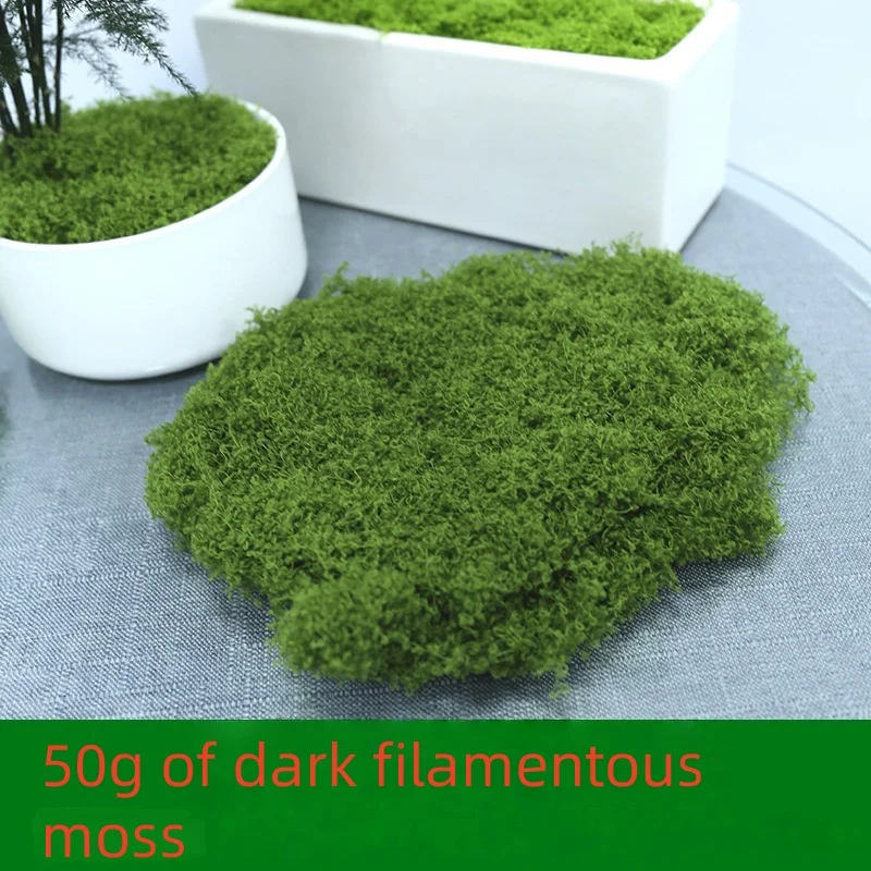 Artificial Green Moss for Home and Garden Decoration - Lifelike Mini Landscape Decor