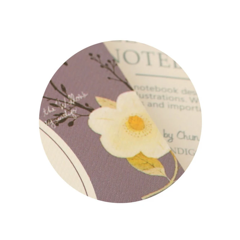 Floral series flower and bird color notepad Mini Notepad for kids Student Gift 4 colors 1book