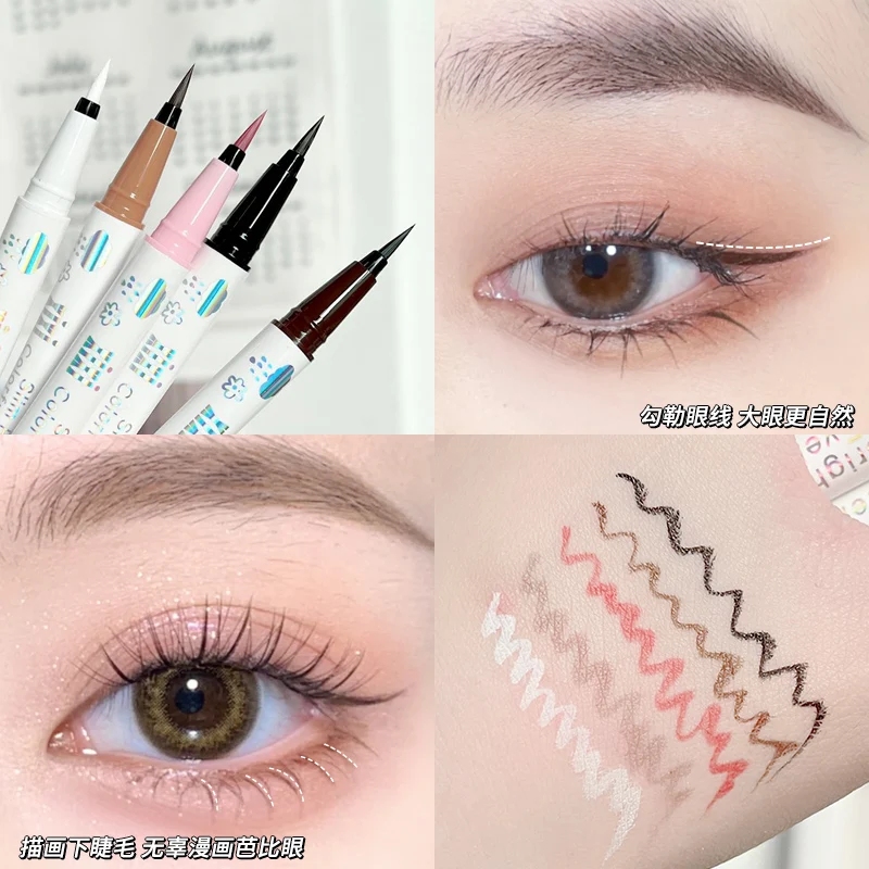 Xixi makeup eyeliner pen Fashion white design red black brown white