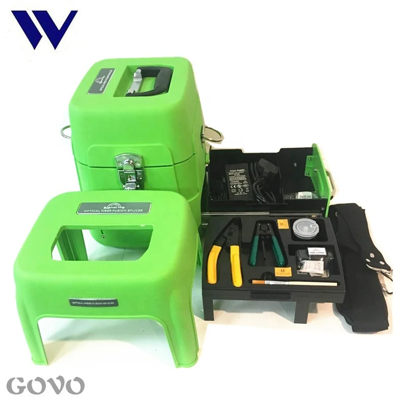 Fiber Welding Machine Telecom Fusion Splicer AI-8C FTTH Mini Fusion Splicer Six-motor Machine