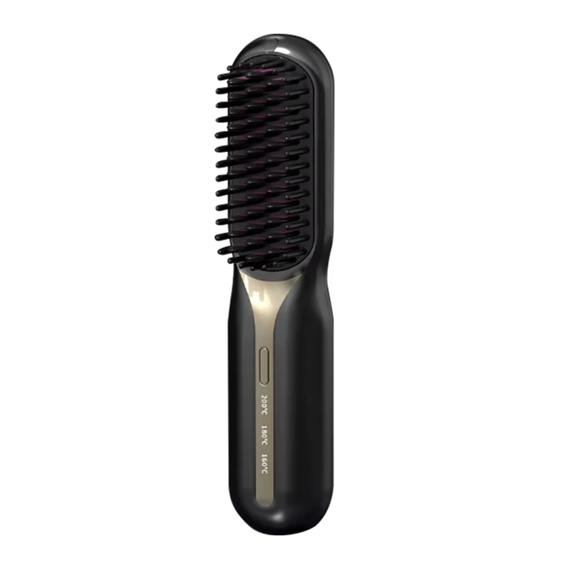 B58B-Electric Hot Comb Hair Straightener-Fast Heating, Portable, Anti-Scald, Ideal For Travel, Beard & Hair Styling