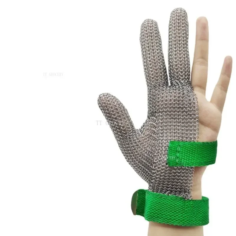 Gants de protection des mains en acier inoxydable et métal