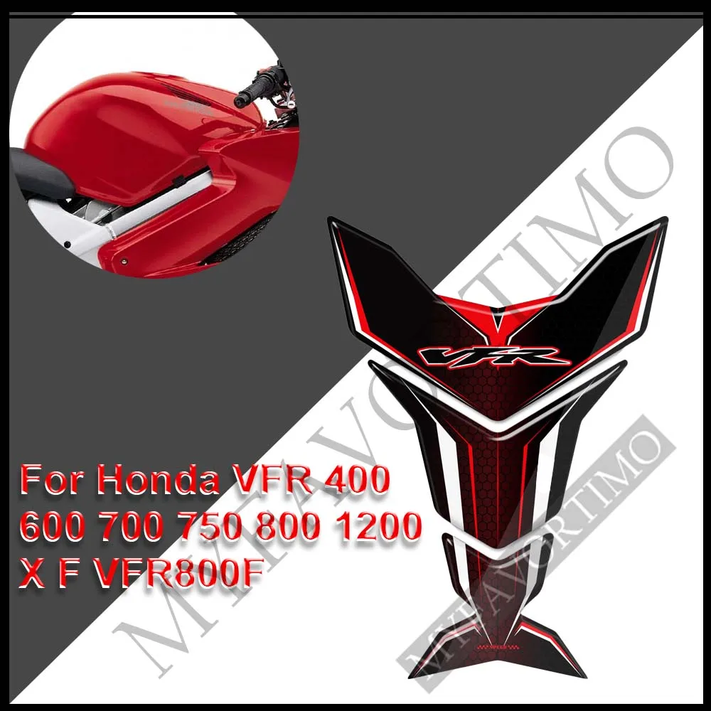 

Наклейки для мотоцикла Honda VFR 400 600 700 750 800 X F VFR1200F, защитная наклейка на бак, наклейки, комплект с газовым маслом, эмблема на колено, логотип