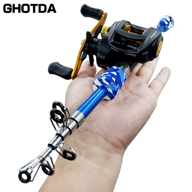 1.8-2.4M Bass Fishing Rods 7.2 1 Baitcasting Reel Ultralight Casting  Spinning Rod Combo Travel Lure Fishing Set Jigging Pesca - AliExpress