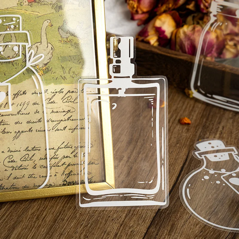 20pcs DIY Handmade Creative Bookmarks Plant Specimen Collection Cards Carolfan Transparent Dried Flower Bookmarks floral painting bookmark bookmarks stationery supplies retro flower bookmark