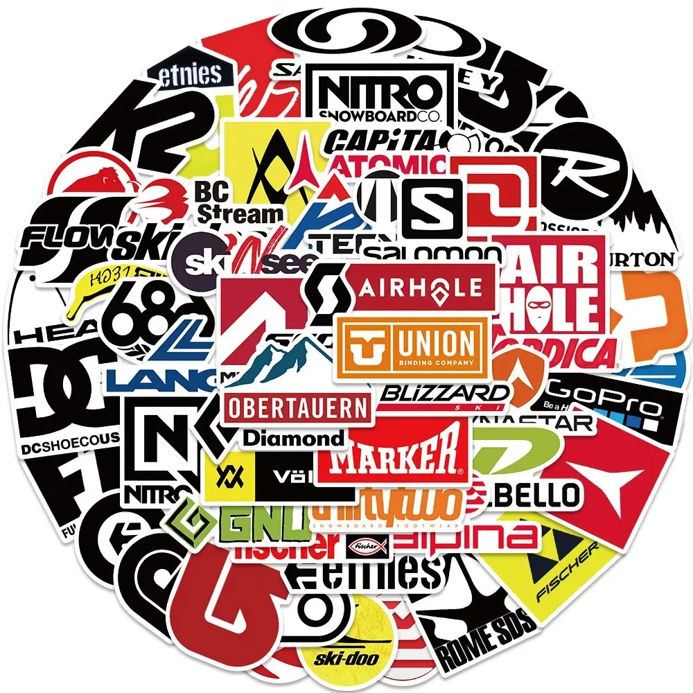 Outdoor Adventure Waterproof Sticker Pack - 10/30/50pcs