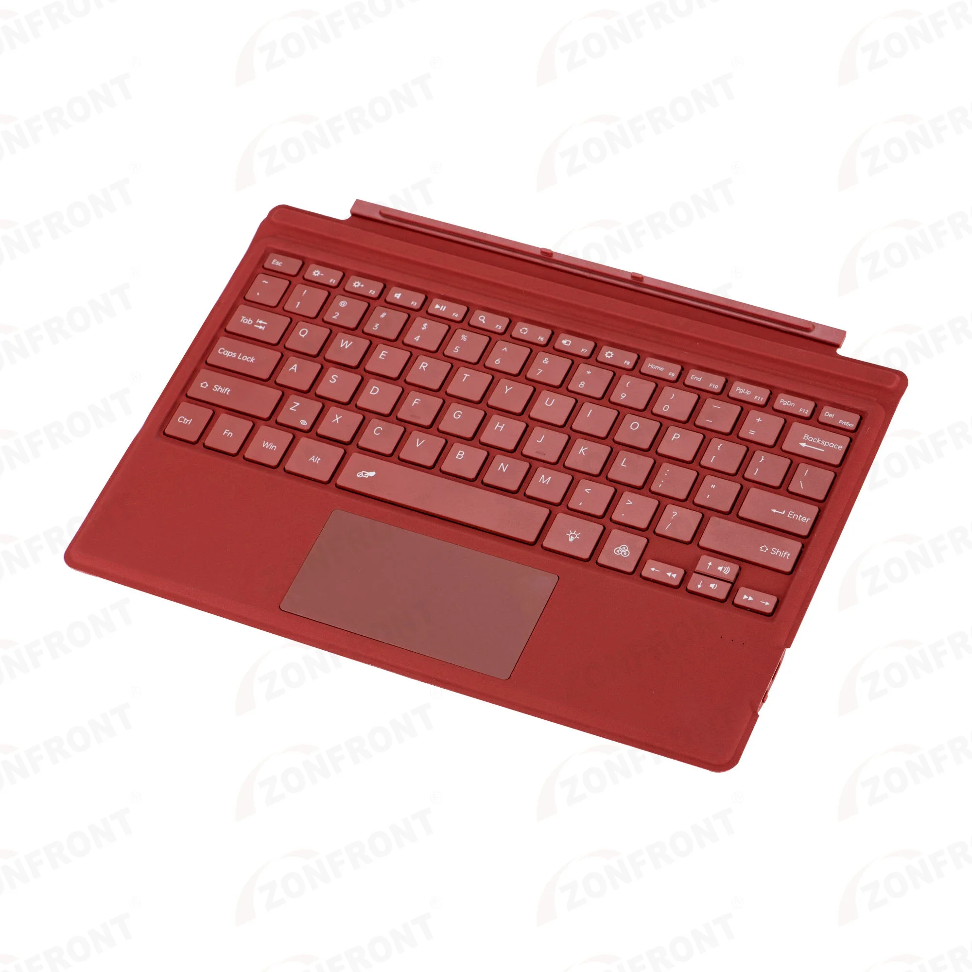 Backlit Trackpad Keyboard For Microsoft Surface Pro 3 4 5 6 7 High-Red Wireless Arabic Russian Spanish Korean Portuguese Funda