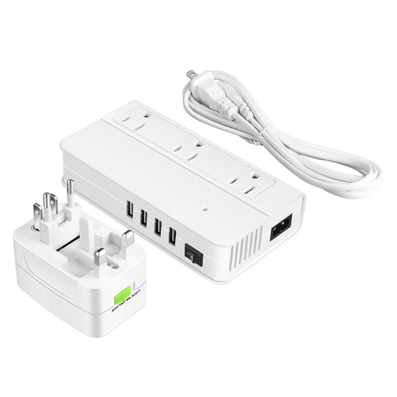 

Power Step Down 220V to 110V Converter Travel Plug Adapter