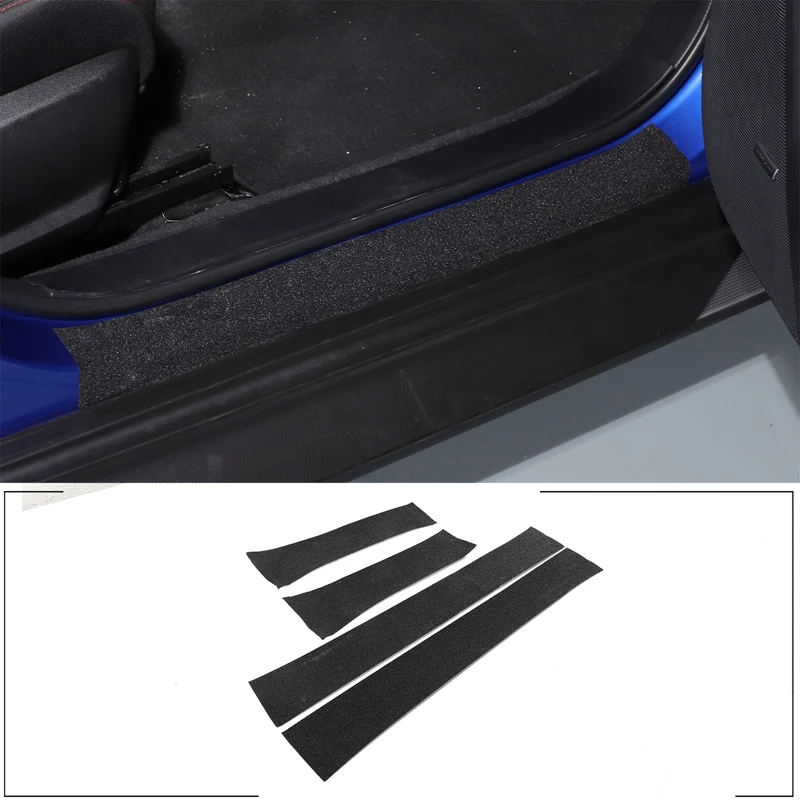 

PVC emery paper for Subaru WRX 2021-2023 Exterior door sill strip Welcome pedal protection cover Auto molding accessories